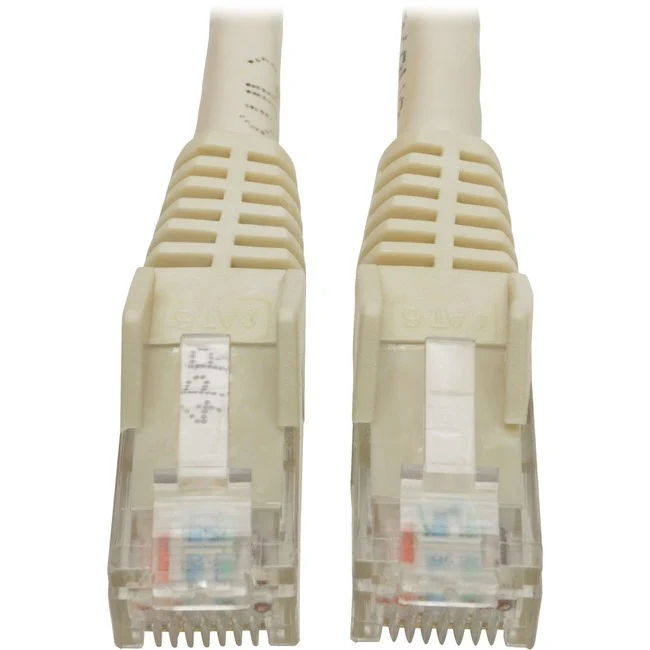 Tripp Lite by Eaton Cat6 Gigabit Snagless Molded UTP Patch Cable (RJ45 M/M), White, 6 ft