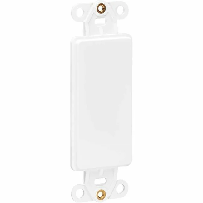 Tripp Lite by Eaton Center Plate Insert, Decora Style - Vertical, Blank