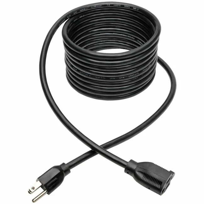 Tripp Lite by Eaton Heavy-Duty Power Extension Cord, 15A, 14 AWG (NEMA 5-15P to NEMA 5-15R), 15 ft.