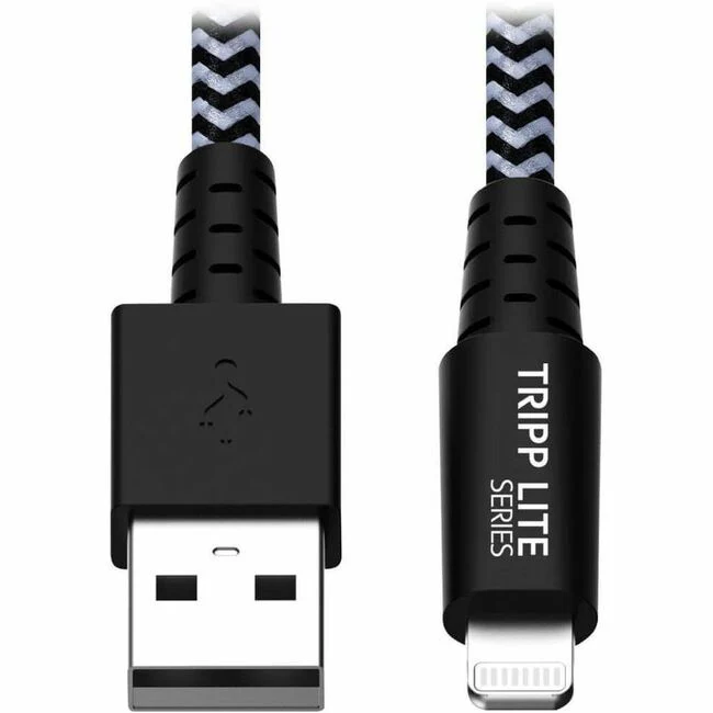 Tripp Lite by Eaton Heavy-Duty USB Sync/Charge Cable with Lightning Connector, 6 ft. (1.8 m)