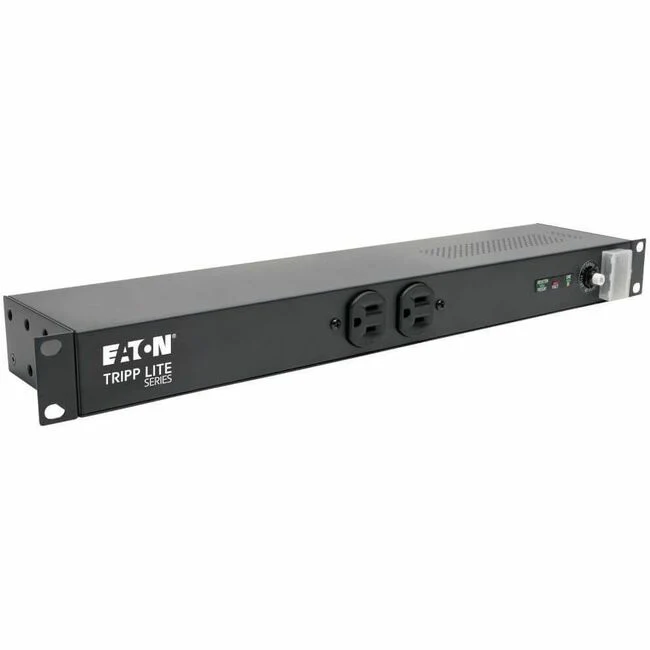 Tripp Lite by Eaton Isobar 12-Outlet Network Server Surge Protector 15 ft. (4.57 m) Cord with L5-20P Plug 3840 Joules Diagnostic LEDs 1U Rackmount - Receptacles: 12 x NEMA 5-20R - 3840J