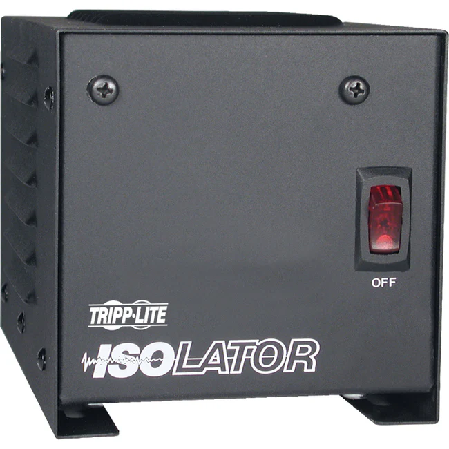 Tripp Lite by Eaton Isolation Transformer 250W Surge 120V 2 Outlet 6' Cord TAA GSA - Receptacles: 2 x NEMA 5-15R - 680J
