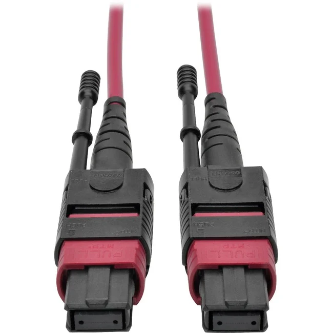Tripp Lite by Eaton N845-01M-12-MG MTP/MPO Multimode Patch Cable, Magenta, 1 m