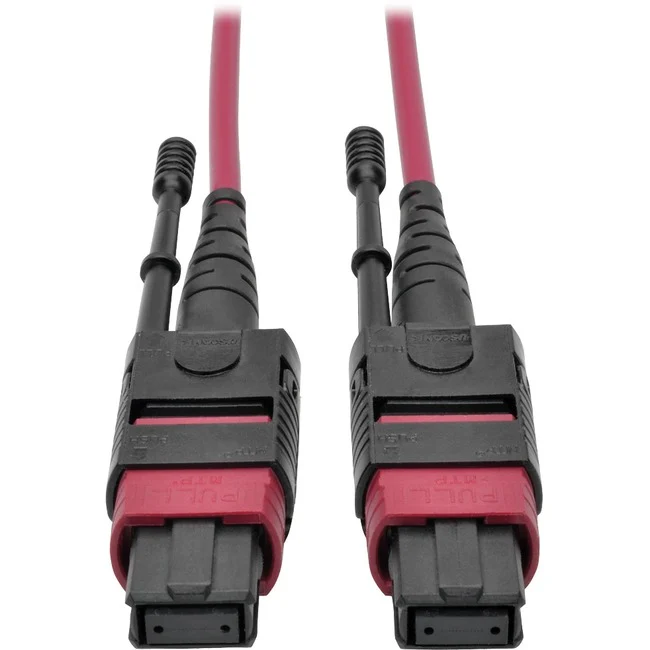 Tripp Lite by Eaton N845-15M-12-MG MTP/MPO Multimode Patch Cable, Magenta, 15 m