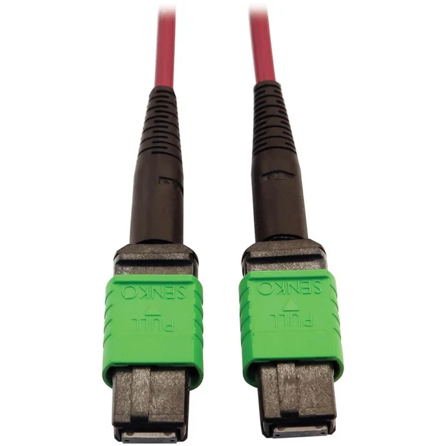 Tripp Lite by Eaton N846D-03M-16AMG 400G Multimode 50/125 OM4 Fiber Optic Cable, Magenta, 3 m