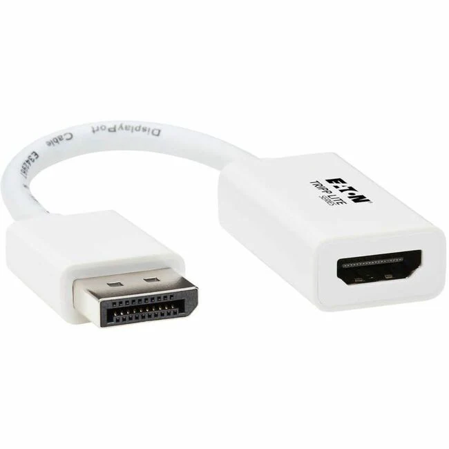Tripp Lite by Eaton P136-06N-HDR-W DisplayPort to HDMI 4K Adapter - M/F, White