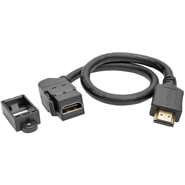 Tripp Lite by Eaton P162-001-KPA-BK HDMI Extension Audio/Video Cable with Ethernet