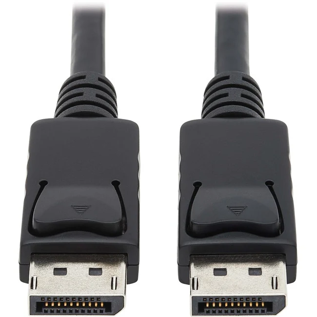 Tripp Lite by Eaton P580AB-006 High-Speed DisplayPort Antibacterial Cable, M/M, Black, 6 ft.