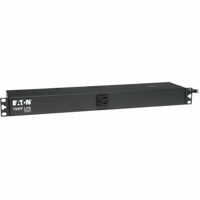 Tripp Lite by Eaton PDU 1.8kW Single-Phase 120V Basic PDU 13 NEMA 5-15R Outlets NEMA 5-15P Input 15 ft. (4.57 m) Cord 1U Rack-Mount - 13 x NEMA 5-15R - 15 - 1U 19" Rack-mountable