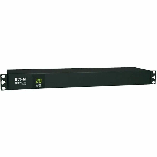 Tripp Lite by Eaton PDU 2.4kW Single-Phase Local Metered PDU 120V (12 5-15/20R) L5-20P / 5-20P 120V Input 15 ft. (4.57 m) Cord 1U Rack-Mount - 12 x NEMA 5-15/20R - 1U 19" Rack-mountable, Zero U 19" Vertical Rackmount"
