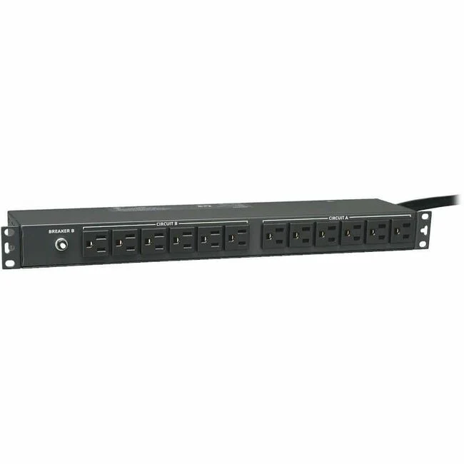 Tripp Lite by Eaton PDU 2.9kW Single-Phase 120V Basic PDU 24 NEMA 5-15R Outlets NEMA L5-30P Input 15 ft. (4.57 m) Cord 1U Rack-Mount - 24 x NEMA 5-15R - 24 - 1U 19" Rack-mountable"