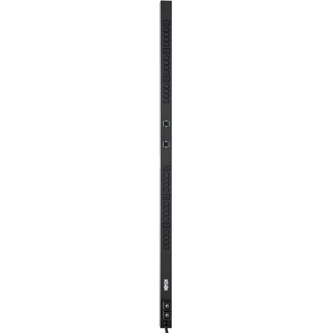 Tripp Lite by Eaton PDU 5.5kW Single-Phase Local Metered PDU 208/230V Outlets (6-C19 & 24-C13) L6-30P 10 ft. (3.05 m) Cord 0U Vertical - 6 x IEC 320 EN 60320 C19, 24 x IEC 320 EN 60320 C13 - Zero U Vertical Rackmount, Wall-mountable"