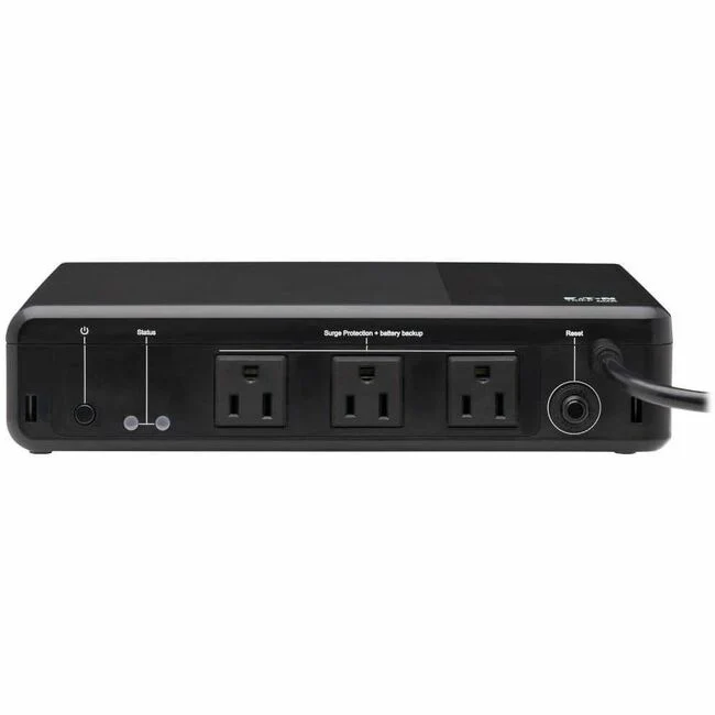 Tripp Lite by Eaton series 350VA 210W 120V Standby UPS - 3 NEMA 5-15R Outlets (Surge + Battery Backup), 5-15P Plug, Desktop UPS - Desktop/Surface/Wall Mountable UPS - 8 Hour Recharge - 2.20 Minute Stand-by - 120 V AC Input - 120 V AC Output - Single Phase