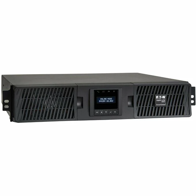 Tripp Lite by Eaton series SmartOnline 750VA 675W 120V Double-Conversion UPS - 8 Outlets, Extended Run, Network Card Included, LCD, USB, DB9, 2U Rack/Tower Battery Backup - 2U Rack-mountable - 3 Hour Recharge - 4.30 Minute Stand-by - 120 V AC Input - 100