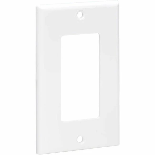 Tripp Lite by Eaton Single-Gang Faceplate, Decora Style - Vertical, White