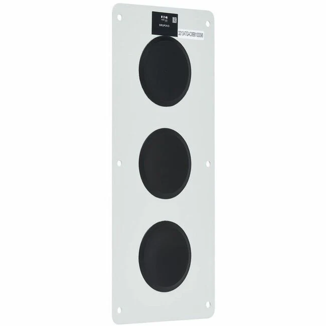 Tripp Lite by Eaton SmartRack Cable Gland Plate for NEMA-Rated Enclosure Cabinets, 3 Ports (2 in.)