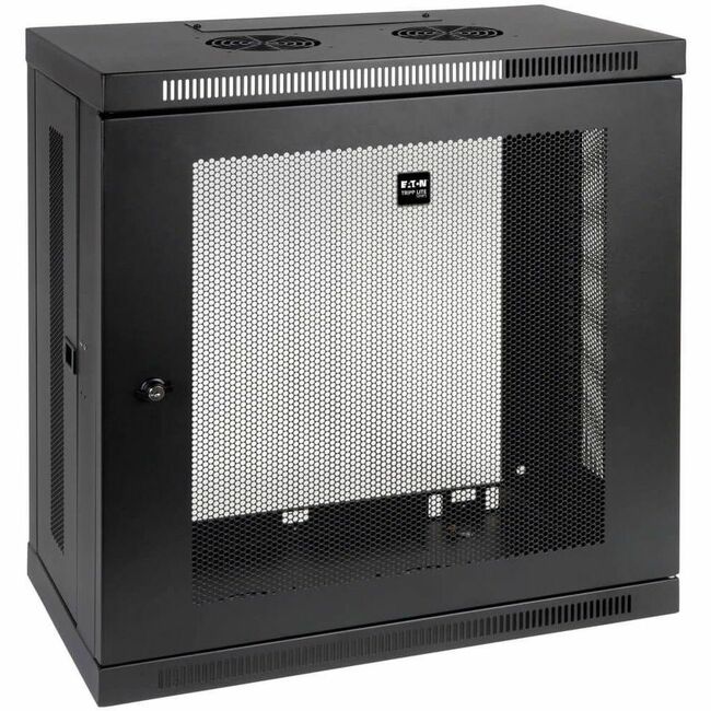 Tripp Lite by Eaton SmartRack Slim 12U Wall-Mount Rack Enclosure Cabinet