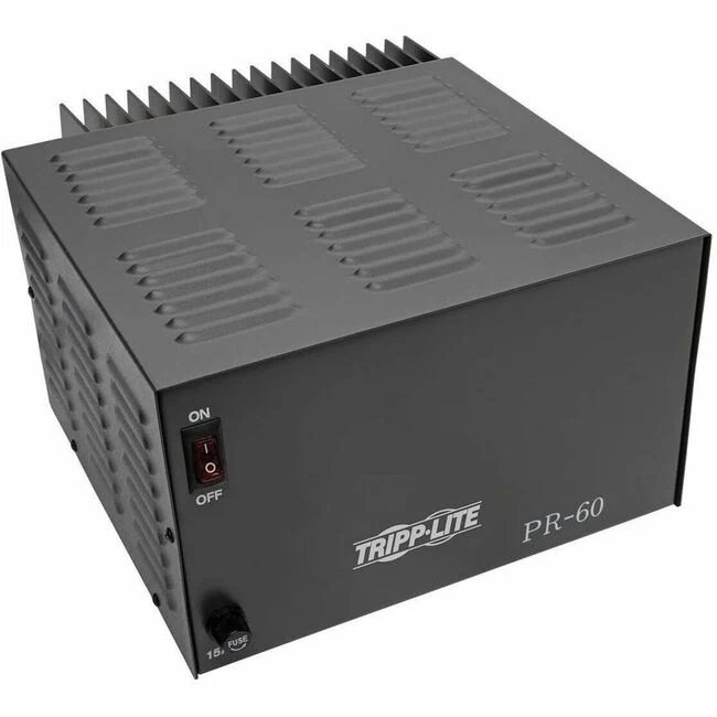 Tripp Lite by Eaton TAA-Compliant 60-Amp DC Power Supply 13.8VDC Precision Regulated AC-to-DC Conversion - 300W