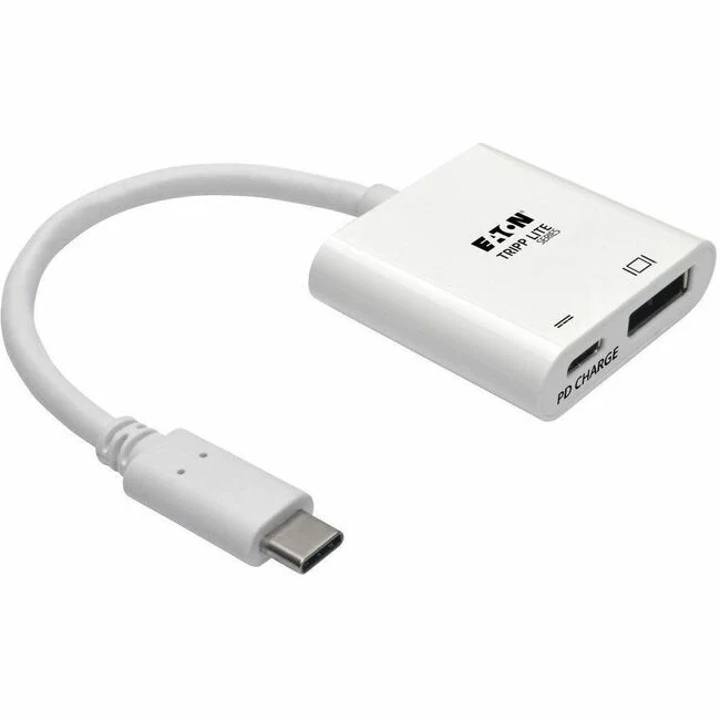 Tripp Lite by Eaton U444-06N-DP8WC USB-C to DisplayPort Adapter Cable, M/F, White, 6 in.