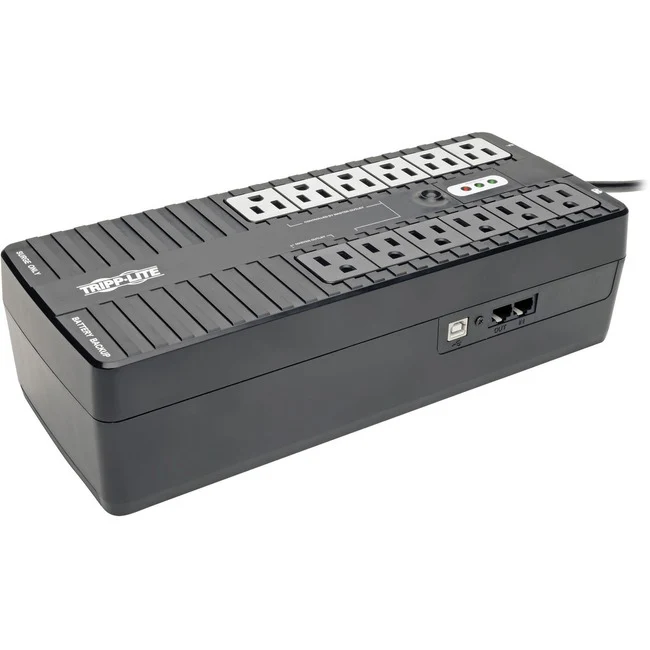 Tripp Lite by Eaton UPS 750VA 450W Standby UPS - 12 NEMA 5-15R Outlets 120V 50/60 Hz 5-15P Plug ENERGY STAR Desktop/Wall - Desktop - 20 Hour Recharge - 2 Minute Stand-by - 110 V AC Input - 120 V AC, 120 V AC Output - 12 x NEMA 5-15R