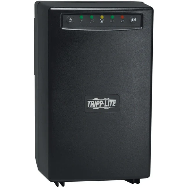 Tripp Lite by Eaton UPS Smart 1500VA 980W Tower Battery Back Up AVR 120V USB DB9 SNMP for Servers - Tower - 4 Hour Recharge - 7 Minute Stand-by - 120 V AC Input - 120 V AC Output - 6 x NEMA 5-15R, 6 x NEMA 5-15R