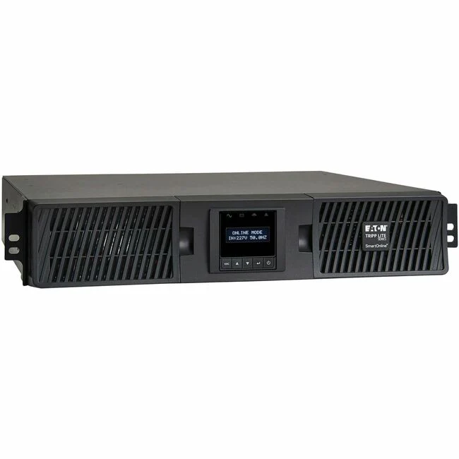 Tripp Lite by Eaton UPS SmartOnline 208/230V 1000VA 900W Double-Conversion UPS - 6 Outlets Extended Run Card Slot LCD USB DB9 2U - 2U Rack-mountable - 4.10 Hour Recharge - 4.70 Minute Stand-by - 230 V AC Output