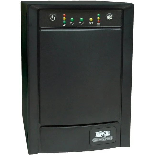 Tripp Lite by Eaton UPS SmartPro 120V 750VA 500W Line-Interactive Sine Wave UPS Tower Network Card Options USB DB9 Serial - 750VA/500W - 5 Minute Full Load - 4 x NEMA 5-15R - Battery/Surge-protected, 4 x NEMA 5-15R - Surge-protected