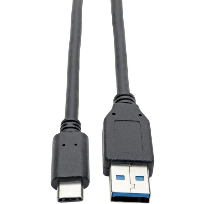 Tripp Lite by Eaton USB 3.1 Gen 1 (5 Gbps) Cable, USB Type-C (USB-C) to USB Type-A M/M, 6-ft.