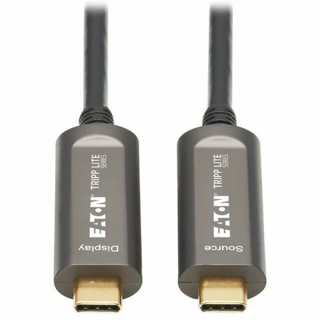 Tripp Lite by Eaton USB-C to USB-C Fiber Active Optical Cable, M/M, Black, 10 m (33 ft.)