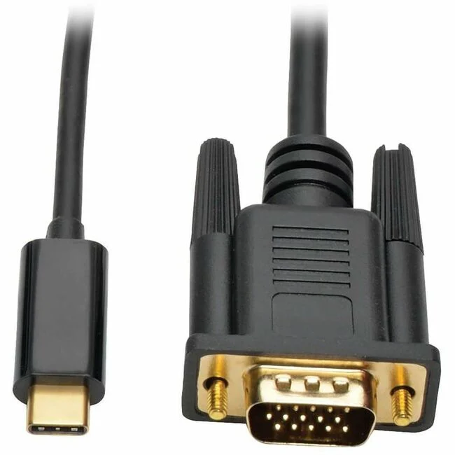 Tripp Lite by Eaton USB C to VGA Adapter Cable (M/M), 1920 x 1200 (1080p), 6 ft