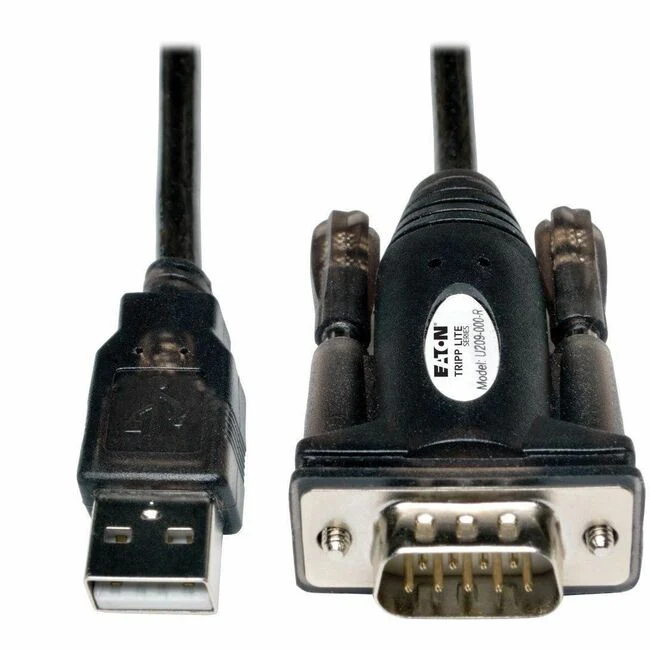 Tripp Lite by Eaton USB to Serial Adapter (USB-A Male to DB9M)