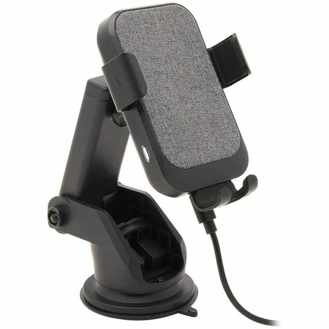 Tripp Lite by Eaton Wireless Car Charger - 15W Fast Charging USB-C Apple and Samsung Compatible Windshield/Dash/Vent Phone Holder - 5 V DC, 12 V DC Input - Input connectors: USB