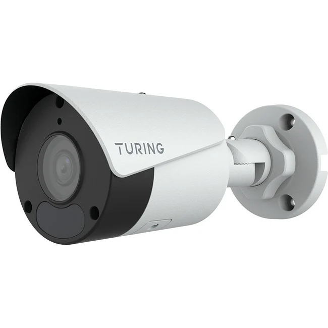 Turing Video Smart TP-MFB4M4 4 Megapixel Network Camera - Color - Bullet - 131.23 ft Infrared Night Vision - Ultra 265, H.265, H.264, MJPEG, H.264 BP, H.264 (MP), H.264 HP - 2688 x 1520 - 4 mm Fixed Lens - 30 fps - CMOS - Pole Mount, Junction Box Mount -