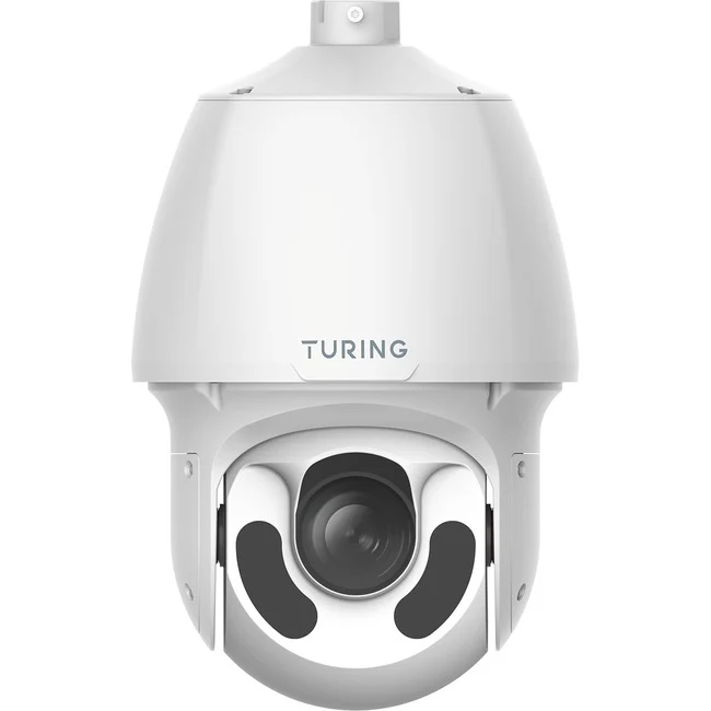 Turing Video Smart TP-MPC4AV33 4 Megapixel Network Camera - Color - Dome - 492.13 ft Infrared Night Vision - Ultra 265, H.265, H.264, Motion JPEG - 2688 x 1520 - 4.50 mm- 148.50 mm Varifocal Lens - 33x Optical - 30 fps - CMOS - Wall Mount, Junction Box Mo