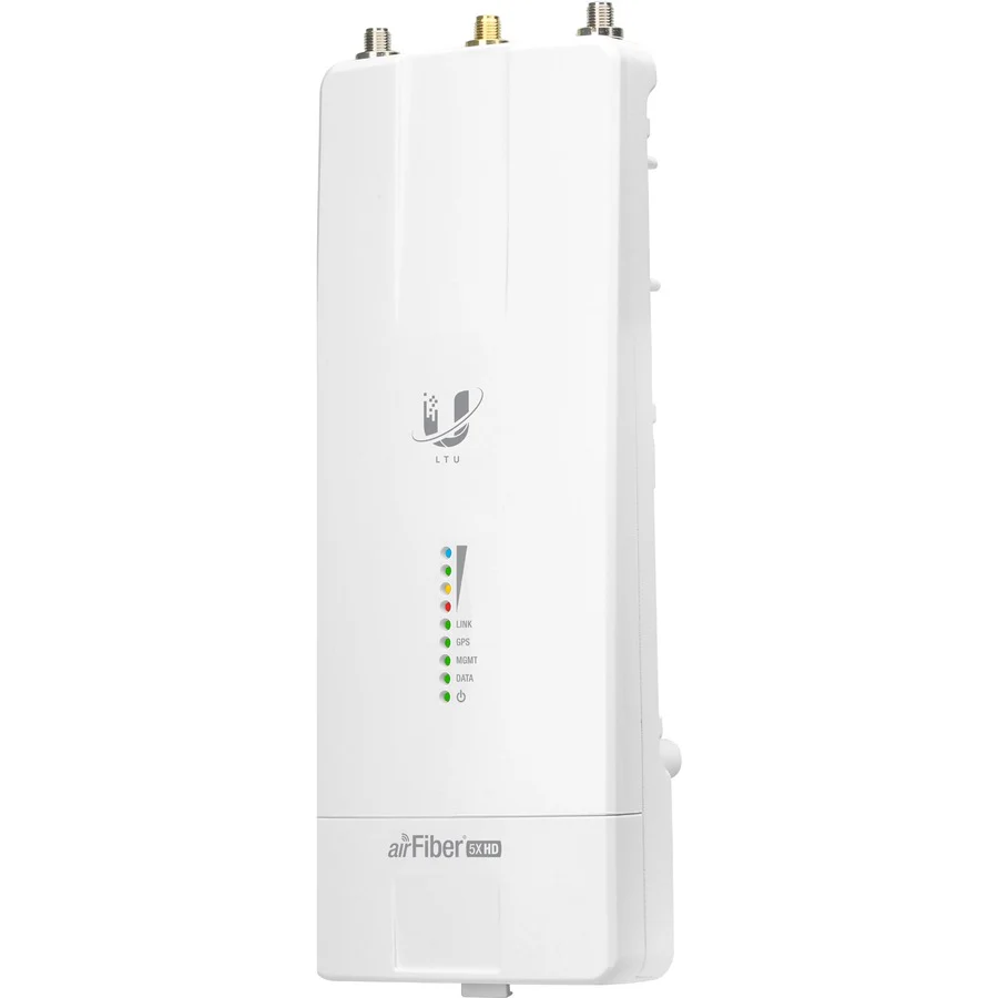 Ubiquiti airFiber 5XHD AF-5XHD 1.34 Gbit/s Wireless Bridge - 5 GHz - MIMO Technology - 1 x Network (RJ-45) - Gigabit Ethernet - Bluetooth 4.0 - Pole-mountable