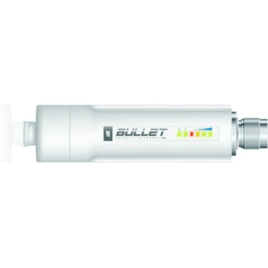 Ubiquiti Bullet BULLETM2-HP IEEE 802.11n 100 Mbit/s Wireless Bridge - 31.1 Mile Maximum Outdoor Range - 1 x Network (RJ-45) - Ethernet, Fast Ethernet