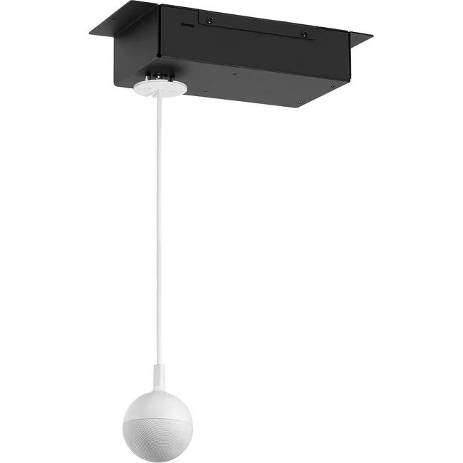 Vaddio CeilingMIC Conference Microphone - White - 100 Hz to 16 kHz - Uni-directional, Cardioid - Ceiling Mount
