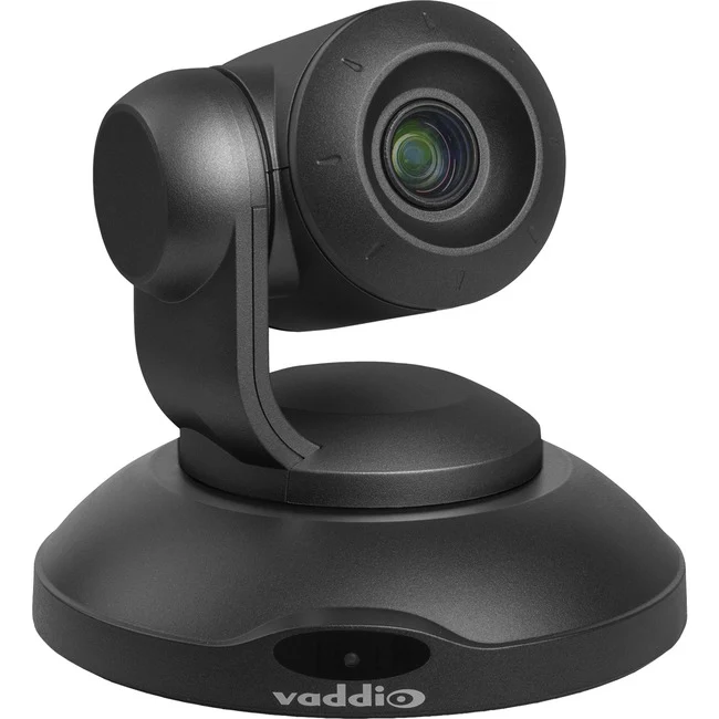 Vaddio ConferenceSHOT AV HD Video Conferencing System - PTZ Camera - Black - 2.4 Megapixel Interpolated - 1920 x 1080 Video - Exmor CMOS Sensor - Auto/Manual - 10x Digital Zoom - Network (RJ-45) - Computer, Tablet