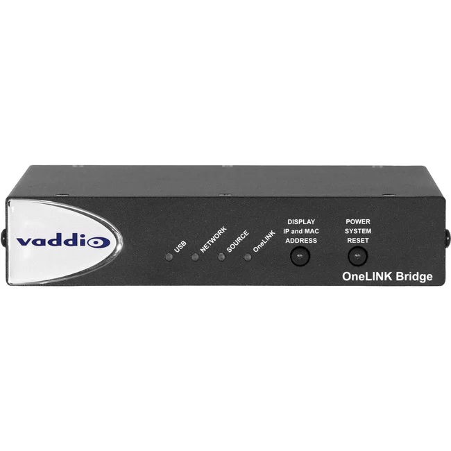 Vaddio OneLINK AV Bridge For HDBaseT Conference Cameras - Streaming Audio and Video - Functions: Audio Capturing, Video Capturing - 1920 x 1080 - SDI - USB - Audio Line In - Audio Line Out