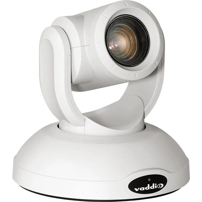 Vaddio RoboSHOT 20UHD OneLINK Bridge Video Conferencing System - Includes PTZ Camera and Interface - White - 8.9 Megapixel Interpolated - 3840 x 2160 Video - Exmor R CMOS Sensor - Auto/Manual - 1.7x Digital Zoom - Network (RJ-45)