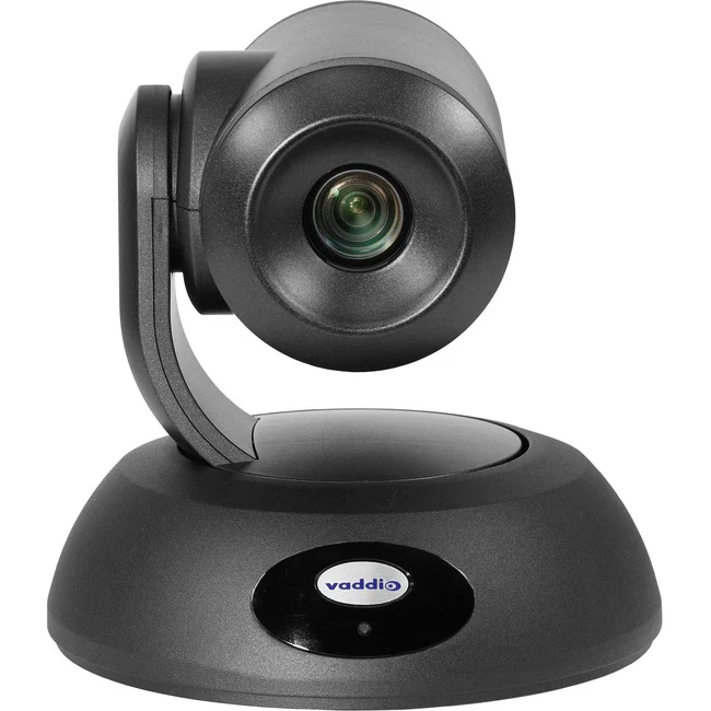Vaddio RoboSHOT Elite Series 12E NDI PTZ Camera - Black - 1920 x 1080 Video - Exmor R CMOS Sensor - Auto/Manual - Network (RJ-45)