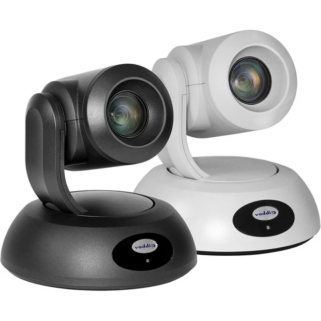 Vaddio RoboSHOT Video Conferencing Camera - 60 fps - White - 1920 x 1080 Video - Network (RJ-45)