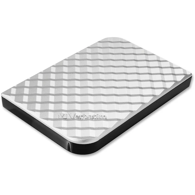 Verbatim 2TB Store 'n' Go Portable Hard Drive, USB 3.0 - Diamond Silver - USB 3.0 - 7 Year Warranty - 1 Pack
