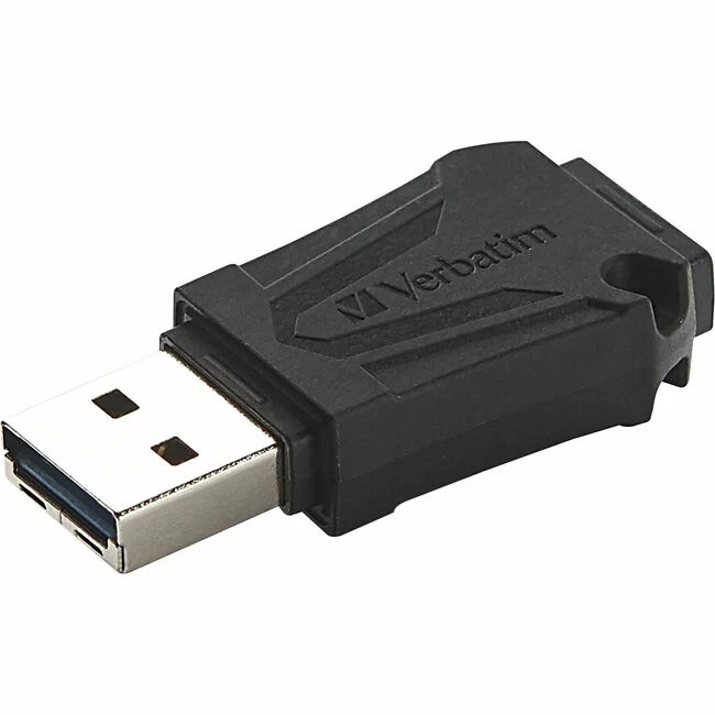 Verbatim 64GB ToughMAX USB Flash Drive - 64 GB - USB 2.0 - Black - Lifetime Warranty - 1 Each
