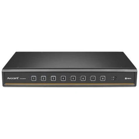 Vertiv Avocent Commercial MultiViewer KVM Switch | 8 port | Dual AC Power - Commercial Desktop KVM Switches | Commercial KVM Switch | Dual Head | Secure Keyboard | 4 to 8 Port | 3-Year Full Coverage Factory Warranty - Optional Extended Warranty Available