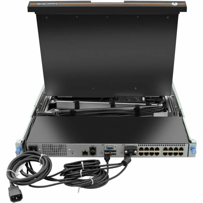 Vertiv Avocent LRA Rack Console 18.5" LCD Widescreen,8-Port, Keyboard with Touchpad - 8 Computer(s) - 18.5" LED - UXGA - 1600 x 1200 - 16:9PS/2 PortUSBVGA - Keyboard - TouchPad - 110 V AC, 220 V AC Input Voltage - 1U High - PC