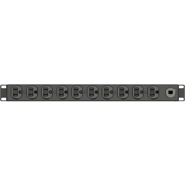 Vertiv Geist Basic Rack PDU - Data Center PDU - (10) NEMA 5-15R| NEMA 5-15P rPDU - 120V| 1.4kW| 1U Horizontal Form Factor| Rack Mountable Power Distribution Unit