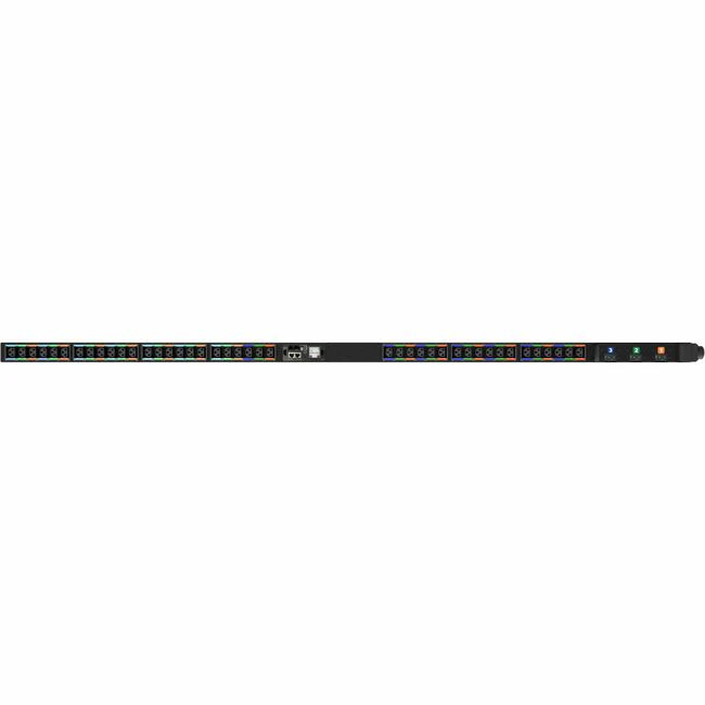 Vertiv Geist Universal Rack PDU with Next-Generation IMD| 16A-48A| 11kW| 208V-415V| (30) Combination C13/C19 outlets | VP4UU0A1 - Redundant Power-Sharing Port | High-Visibility Touchscreen LCD | Internal Orientation Sensor | Security Enhanced | Interchang
