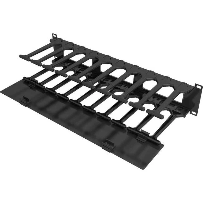 VERTIV Horizontal Cable Manager, Single-Sided with Cover (Qty 1)