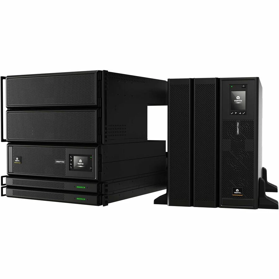 Vertiv Liebert ITA2 UPS External Battery Cabinet System (Qty 2-3U Cabinets)(ITA2-BCI0020K02) - rack-mountable / tower - Qty 2 cabinets/string - each cabinet is 2U (4U per string) - One ITA2-BCI20K02L2 cable kit required for each additional (2 or more) bat